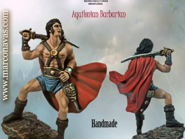 Barbarian Warrior Fantasy , Heroic Fantasy , Miniatures Figures Collection, Marco Navas