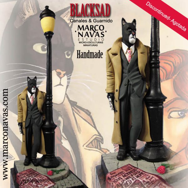 Comic Blacksad figure Marco Navas