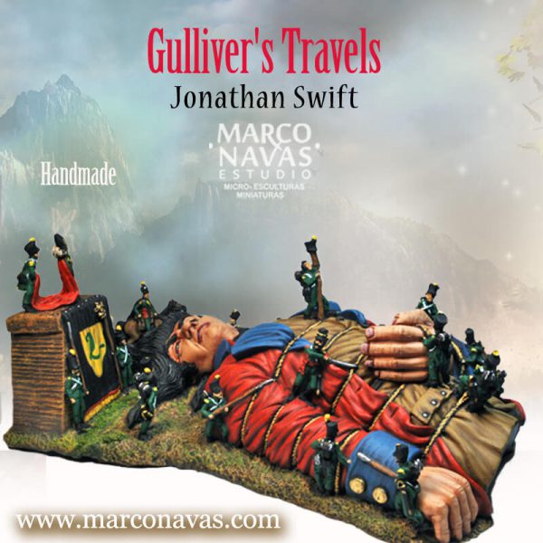 Los Viajes de Gulliver, Lilliput.,Classic Illustrated , Figures miniatures , Figures Collection, Marco Navas
