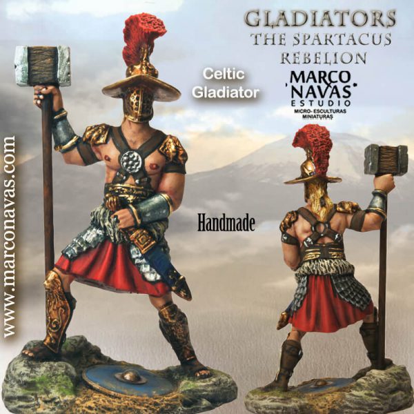 Gladiator celtic, Miniature Figure Collection, Marco Navas