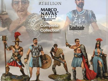 Gladiador complete Set,miniatur Figure Collection, Marco Navas