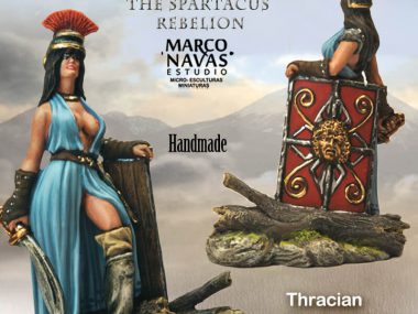 Gladiator , Thracian Gladiatrist miniatur Figure Collection, Marco Navas