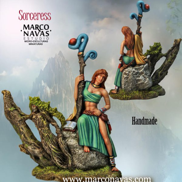 Fantasy Sorceress Figure, Marco Navas