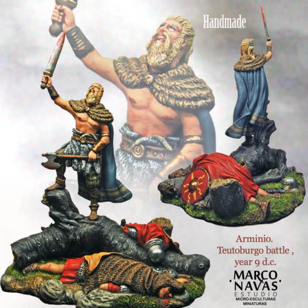 Historical Figures Arminius , miniature Figure Collection, Marco Navas