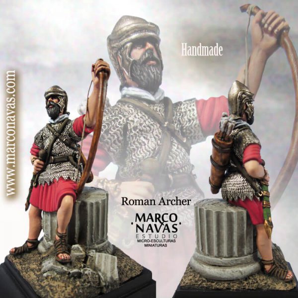 Historical Figures Roman Archer , miniature Figure Collection, Marco Navas