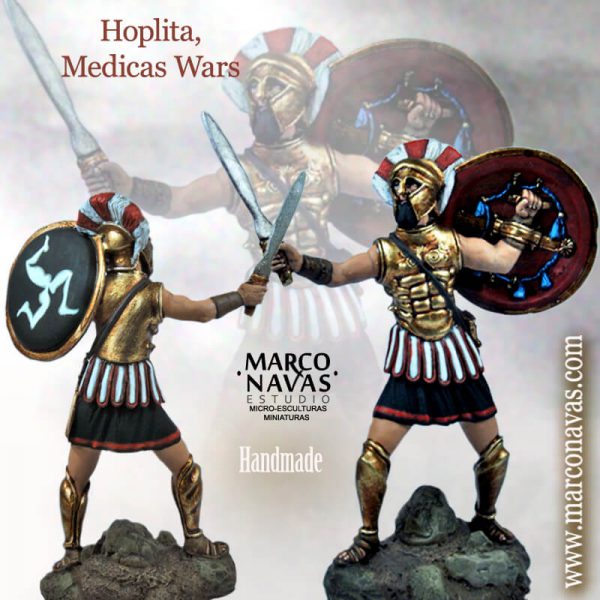 Historical Figure Hoplite, miniature Figure Collection, Marco Navas