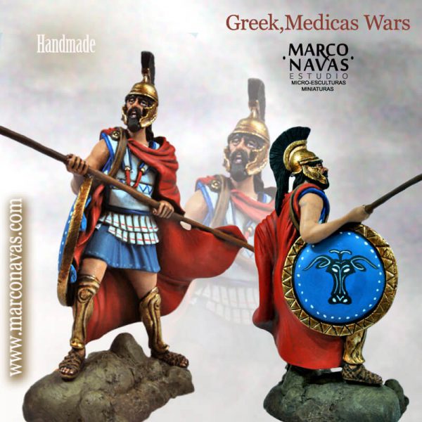 Historical Figures Greek, miniature Figure Collection, Marco Navas
