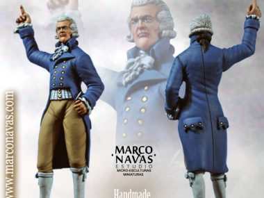 Historical Figures Robespierre , miniature Figure Collection, Marco Navas