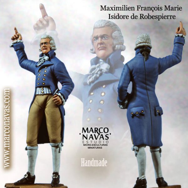 Historical Figures Robespierre , miniature Figure Collection, Marco Navas
