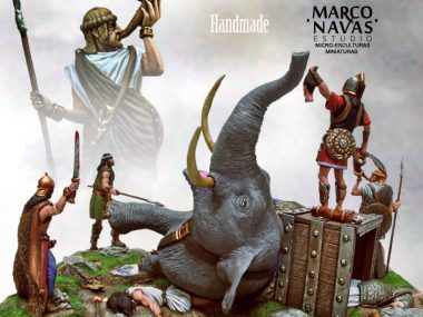 Hitorical Diorama Elephant Historical Figures miniatures , Figures Collection, Marco Navas