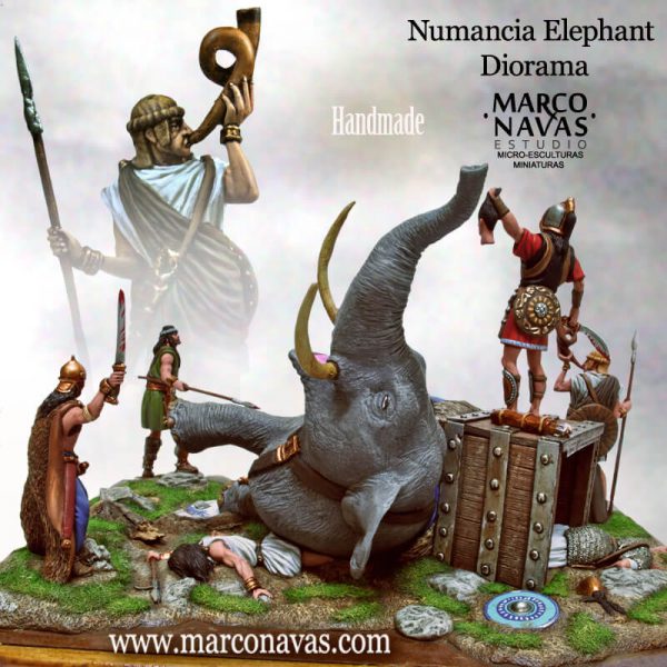 Hitorical Diorama Elephant Historical Figures miniatures , Figures Collection, Marco Navas