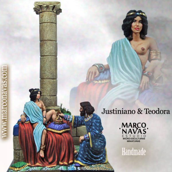 Justiniano Historical Figures miniatures , Figures Collection, Marco Navas