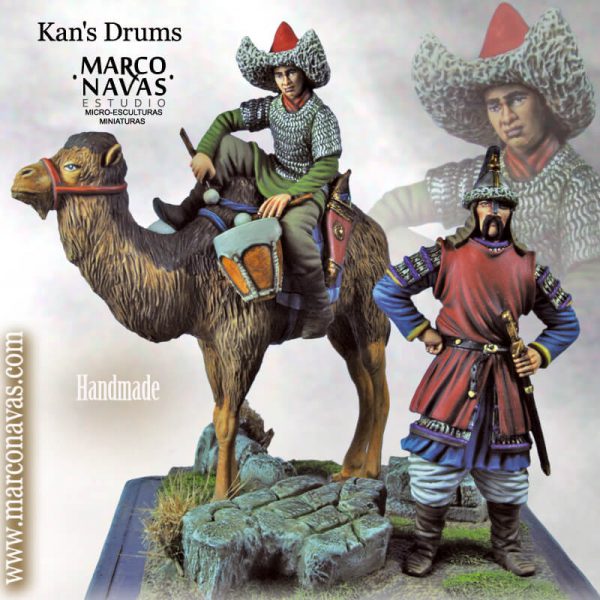 Historical diorama Kan´s Drum, Marco Navas Miniaatures