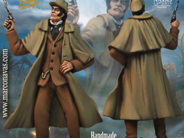 Sherlock Holmes & Watson, The Hound of Baskervilles, Miniatures Figures Collection, Marco Navas