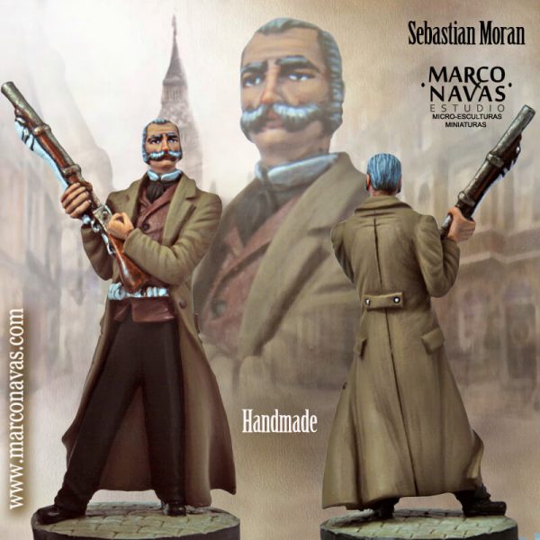 Sebastian Moran, Sherlock Holmes in Baker Street, Miniatures Figures Collection, Marco Navas