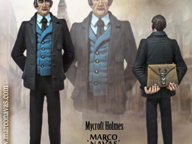 Mycroft Holmes, Sherlock Holmes in Baker Street, Miniatures Figures Collection, Marco Navas