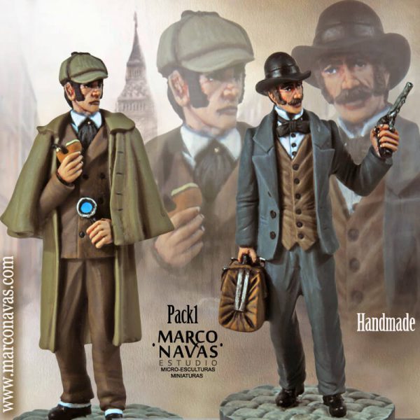 Watson Pack, Sherlock Holmes in Baker Street, Miniatures Figures Collection, Marco Navas