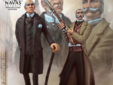 Villans, Sherlock Holmes in Baker Street, Miniatures Figures Collection, Marco Navas
