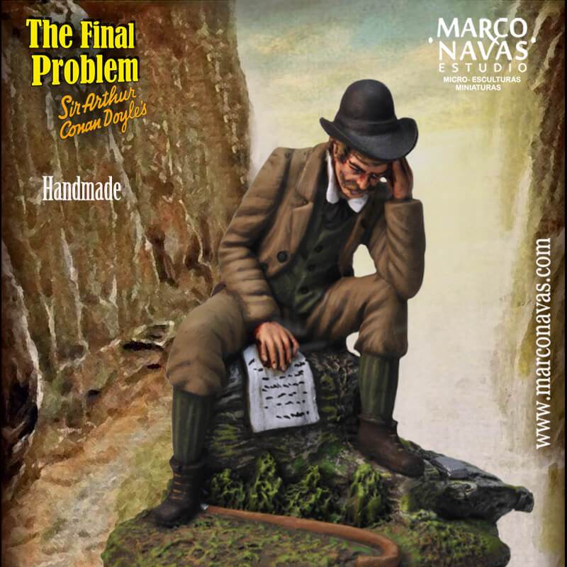 Sherlock Holmes, El Problema Final, Dr. John H. Watson. - Marco Navas Studio