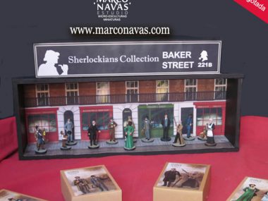 Sherlock Holmes in Baker Street, Miniatures Figures Collection, Marco Navas