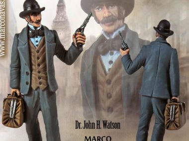 Watson, Sherlock Holmes in Baker Street, Miniatures Figures Collection,