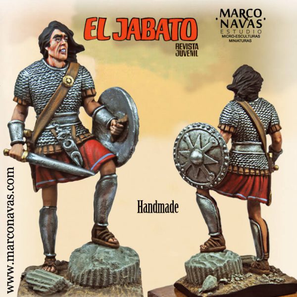 comic TBO El Jabato figura, marco Navas