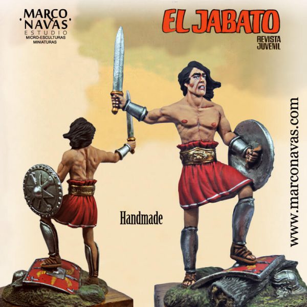 Comic TBO El Jabato figure, marco Navas