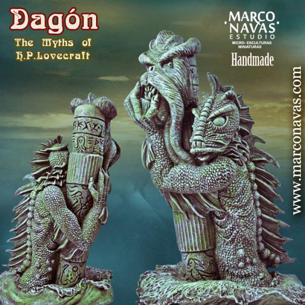 H. P. Lovecraft Dagon , Figures miniatures , Figures Collection, Marco Navas