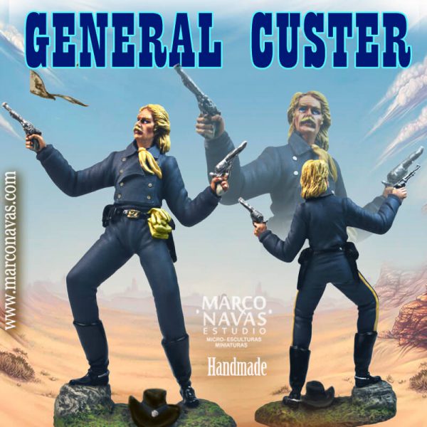 general custer,Johnny West Far West, miniatures figures Marx Toys collection, Marco Navas