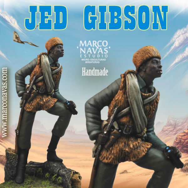 jed gibson,Johnny West Far West, miniatures figures Marx Toys collection, Marco Navas