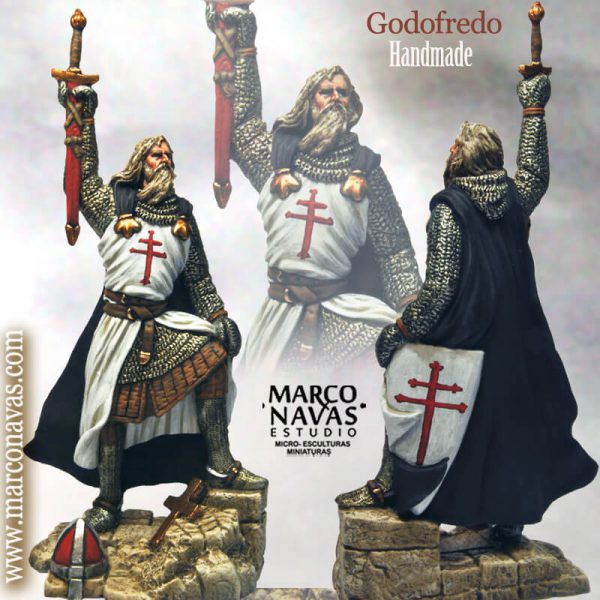 Godofredo,Historical Figures Medieval miniature , Figures Collection, Marco Navas