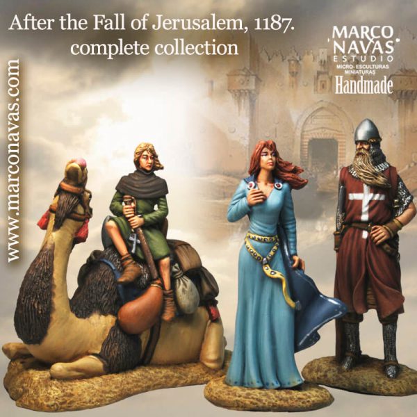 Historical Figures Medieval Jerusalem, miniature Figure Collection, Marco Navas