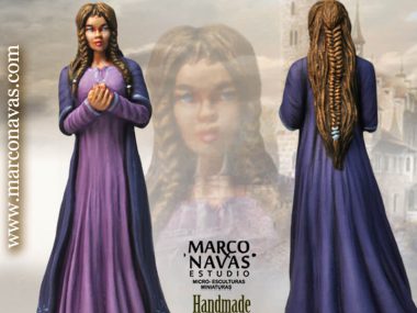 Historical Figures Medieval Lady , miniature Figure Collection, Marco Navas