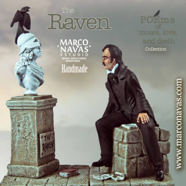 poe the raven figure, marco navas