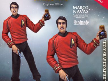 Sci Fi Engineer Officer, Figures miniatures , Figures Collection, Marco Navas