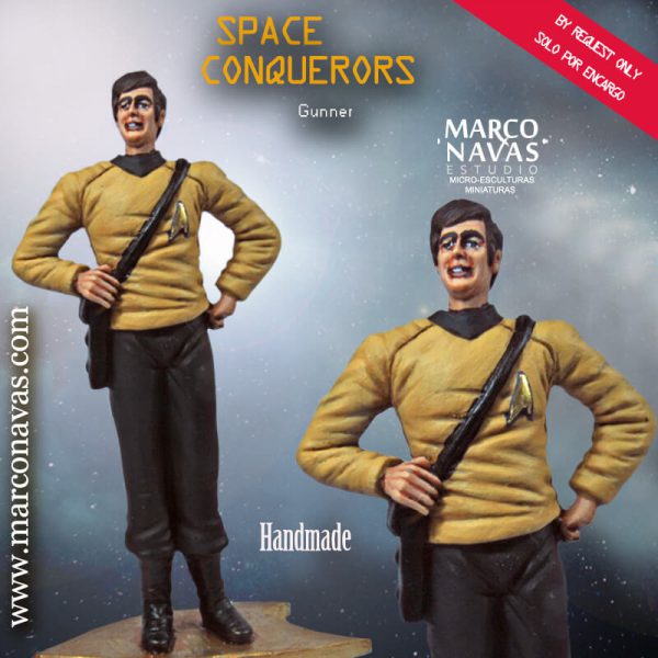 Sci Fi Gunner , Figures miniatures , Figures Collection, Marco Navas
