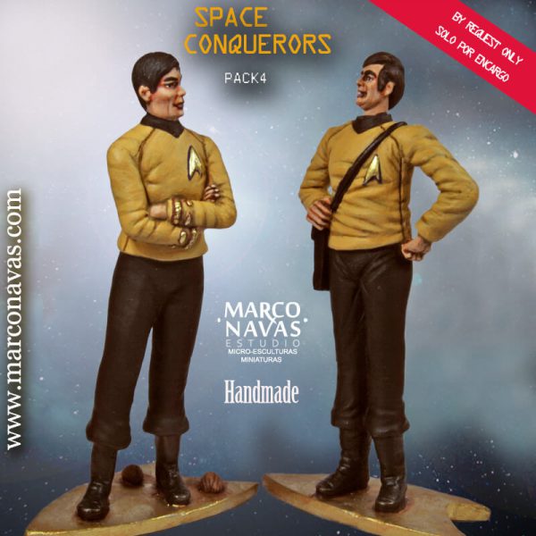 Sci Fi Helmsman Pack, Figures miniatures , Figures Collection, Marco Navas