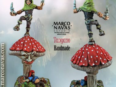Fantasy Mushroom Miniatur Figure, Marco Navas