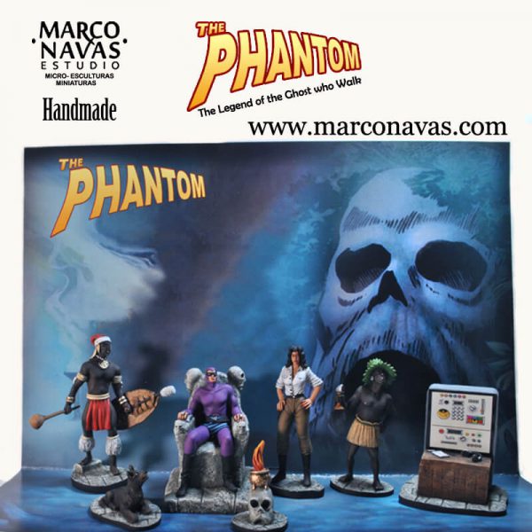Comic The Phantom collection figure, Marco Navas