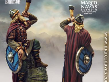 Vikings Horn Historical Figures miniatures , Figures Collection, Marco Navas