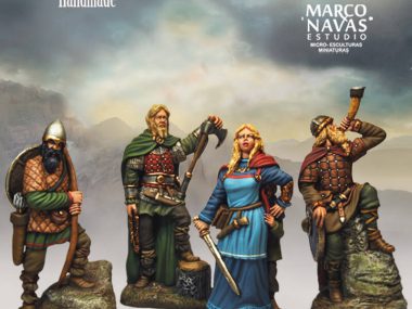 Vikings West servants of Odin Historical Figures miniatures , Figures Collection, Marco Navas