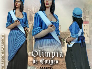 Olimpia de Gouges,Women Historical Figures miniatures , Figures Collection, Marco Navas