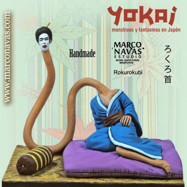 Yokai Rokurokubi, Miniatures Figures Collection, Marco Navas, Manga, anime